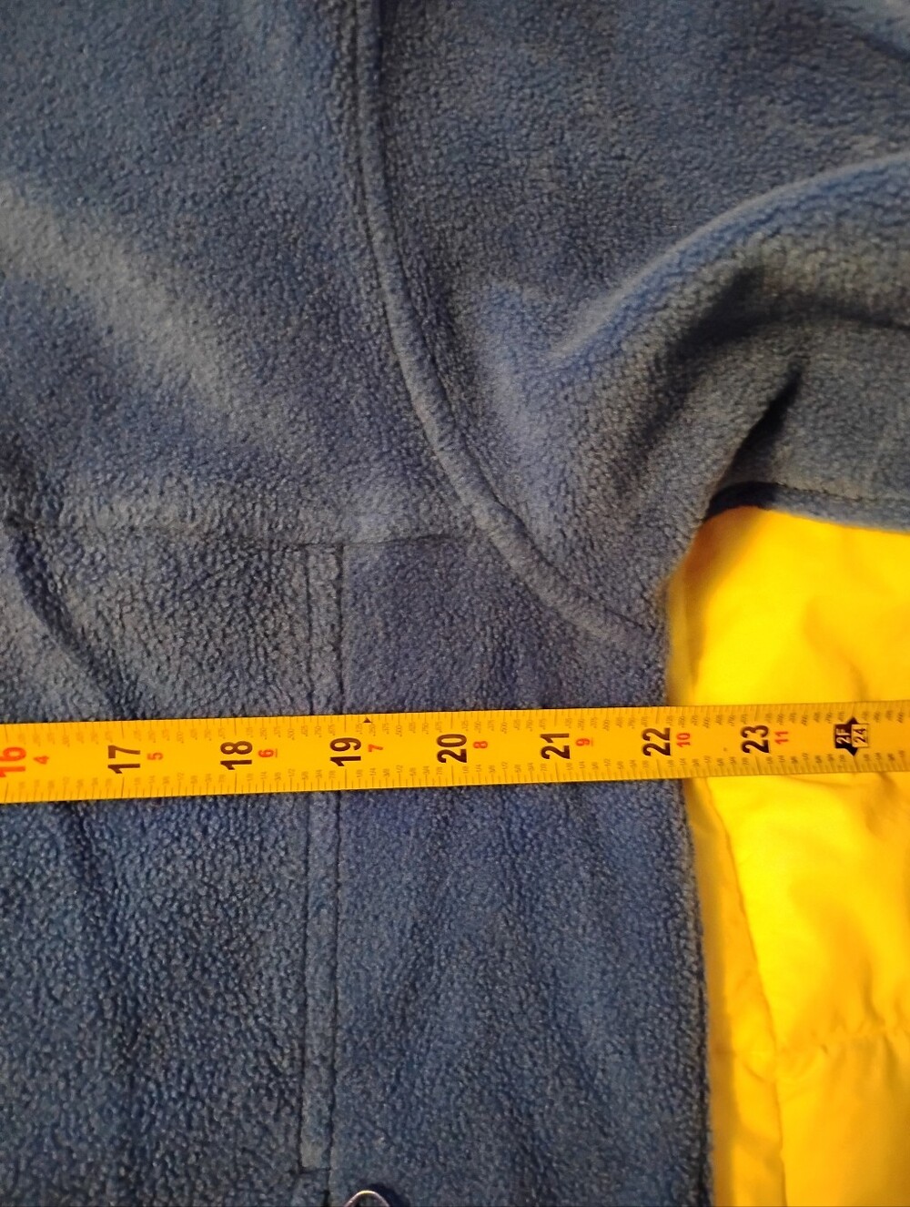 Columbia Fleece Zip Up Jacket Women's L Blue Long Sleeve Zip Pocket - Picture 10 of 11